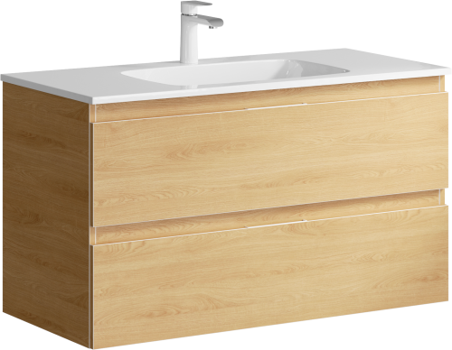 Тумба с раковиной Aqwella Accent 100см ACC0110DZ