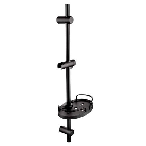 Штанга для душа Lemark Bronx с полочкой 75см LM3775BL