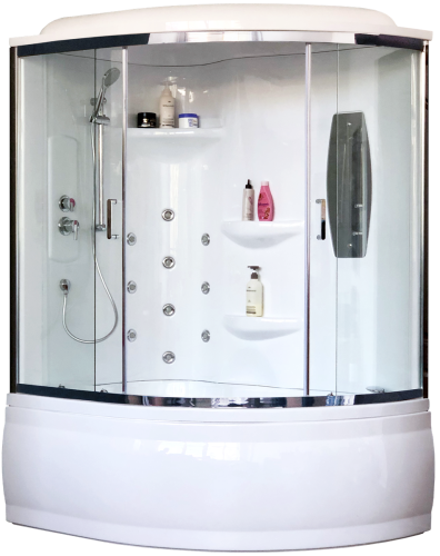 Душевая кабина Royal Bath RB150ALP-T-CH-L 150x100