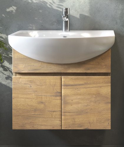 Тумба с раковиной Vigo Wing 60см tp.WIN.BAL.60.2D дуб золотой