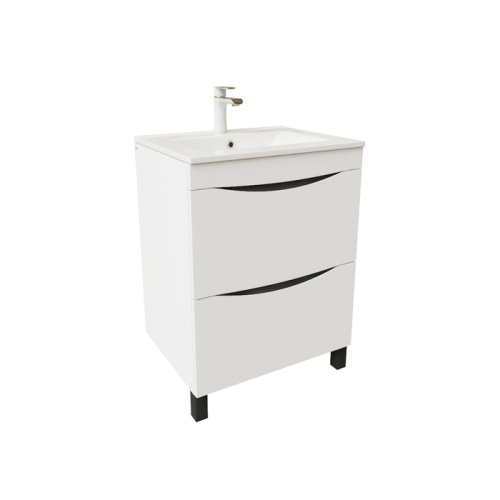 Тумба с раковиной Iddis Cloud 60 белый глянец