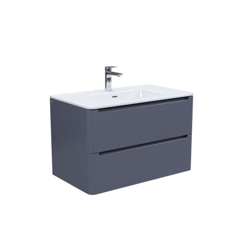 Тумба с раковиной Iddis Edifice 80 темно-серый EDI80D0i95K