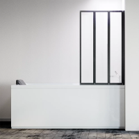 Шторка для ванны Veconi Palau PL-73BR 120см