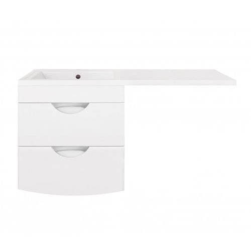 Тумба Style Line Жасмин 2 120 (L) с раковиной Estet ЛС-00000577+СС-00000367