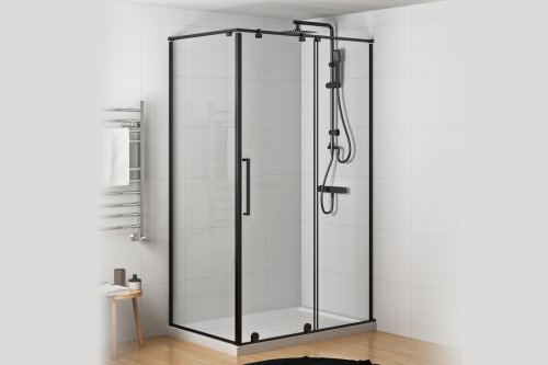  Душевой уголок Royal Bath Bern 140x90 BERN-S RB9140-T-BL