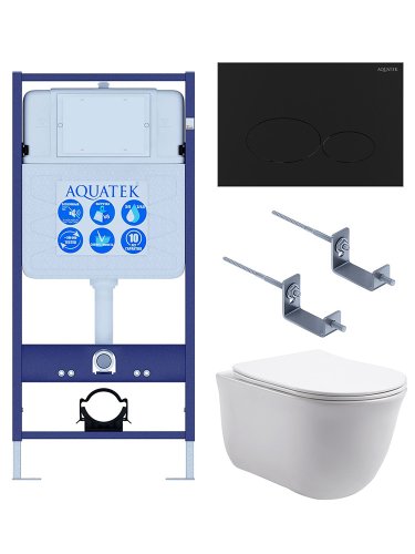 Инсталляция Aquatek с унитазом Aquatek Классик SET AQUATEK КЛАССИК-074 4в1