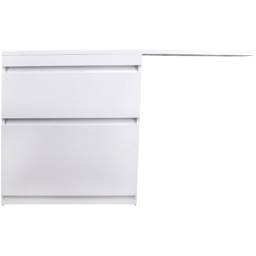 Тумба Style Line Даллас 140 (L) с раковиной Estet СС-00002385+СС-00002220