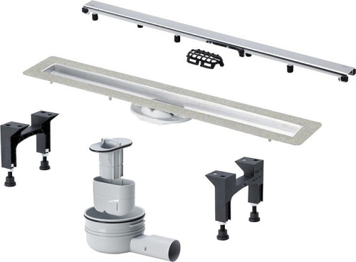 Душевой лоток Viega Advantix Basic 1000 с ножками, сифоном и дизайн-решеткой ER10