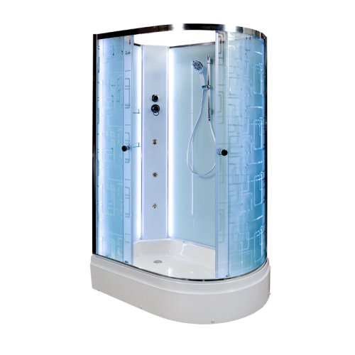 Душевая кабина DTO EM2712LN LED 120х80 (L) с гидромассажем
