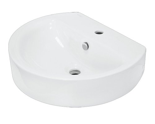 Раковина Sanita Luxe Best 55.5см WB.PD/Best/55-C/WHT.G/S1