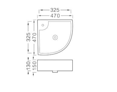 Раковина подвесная Aquatek AQ5166A-00