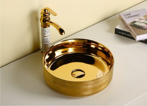 Раковина Cerutti SPA 36см золото CR7044AS