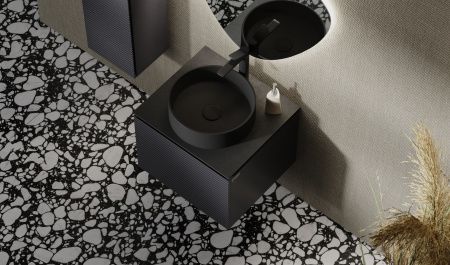 Тумба под раковину Jorno Stone 60см Stn.01.60/P/A/JR