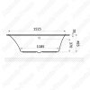 Акриловая ванна Excellent Sfera Slim 170x100 (R) с тонким бортом