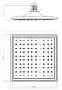 Верхний душ Lemark 20см LM8035C