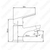 Смеситель для раковины Dorff Norma D1002100