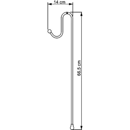 Полка WasserKRAFT K-72222 двойная