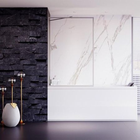 Шторка для ванны Veconi Palau 50см PL85-50-01-C8