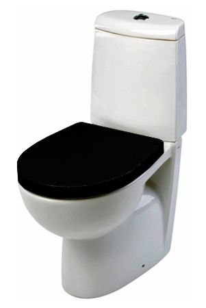 Крышка-сиденье Roca Victoria Nord с микролифтом бело/черное