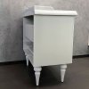 Тумба с раковиной Comforty Монако 80-1 белый глянец