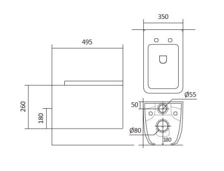 Унитаз подвесной Aquatek Либра New AQ1148N-00