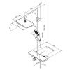 Душевая система Damixa Merkur 940730300 