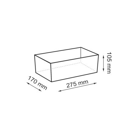 Корзина WasserKRAFT Aula WB-110-S 