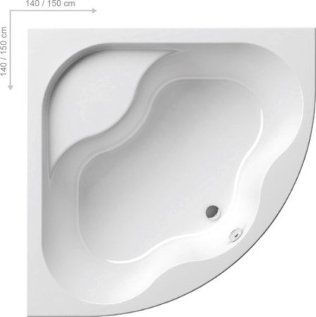 Акриловая ванна Ravak Gentiana 150x150
