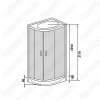 Душевая кабина WeltWasser Werra 1204 120х90 (R)