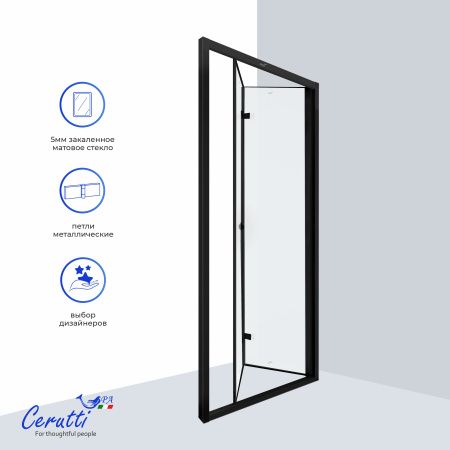 Душевая дверь в проем Cerutti Bella D91BF 90см