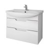 Тумба с раковиной Dreja Eco Laguna Plus 75 99.0106 белый глянец