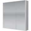 Шкаф-зеркало Dreja PRIME 99.9305, 70 см, 2 дверцы, 4 стеклянные полки