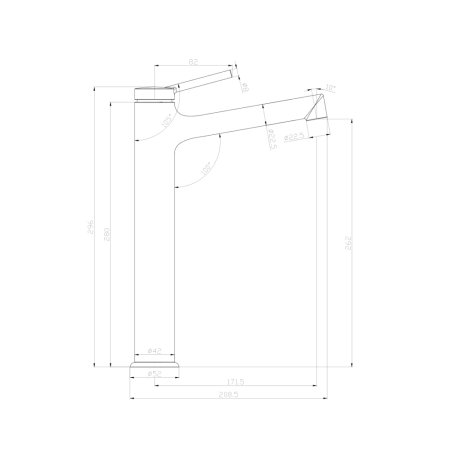 Смеситель Lemark Minima LM3809C для раковины