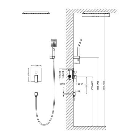 Душевая система Timo Selene SX-2029/16SM