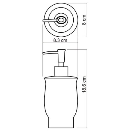Дозатор для жидкого мыла WasserKRAFT C183