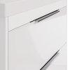 Тумба с раковиной Dreja Prime 60 99.9300 белый глянец