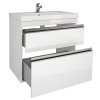 Тумба с раковиной Dreja Eco Grace Plus 70 99.0905 белый глянец
