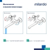 Смеситель для ванны Milardo Tring TRISB02M02