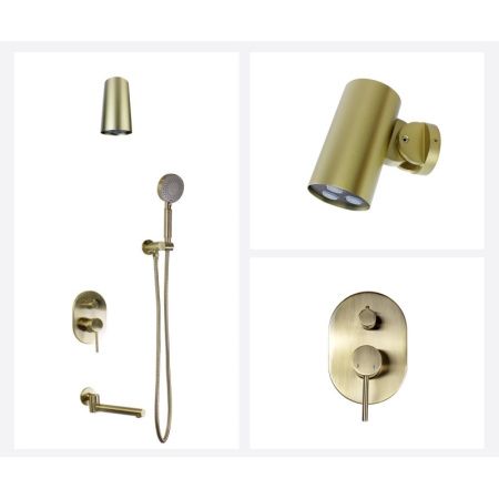 Душевая система Bronze de Luxe Scandi 14582-501BR