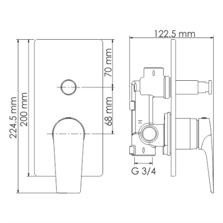 Смеситель WasserKRAFT Glan 6661