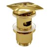 Донный клапан WasserKRAFT A168 (глянцевое золото)