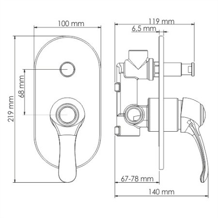 Смеситель WasserKRAFT Isar 1361