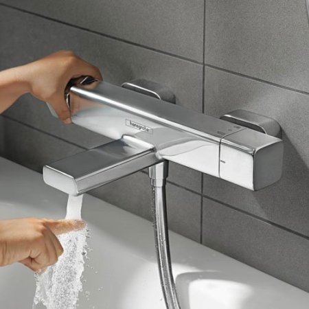 Смеситель Hansgrohe Ecostat E для ванны (термостатический)