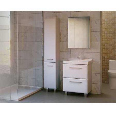 Тумба c раковиной Raval Fest 60 белый глянец