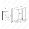 Душевая кабина Timo Puro H-510 120x90 (L)