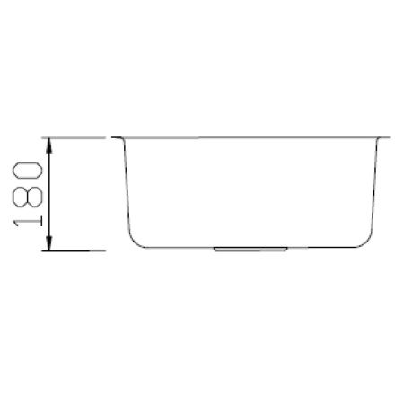 Мойка кухонная Seaman Eco Wien 44.5x39.5 SWU-4439.A