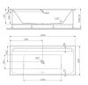 Каркас для ванны Am.Pm Inspire 2.0 180x80 W52A-180-080W-R