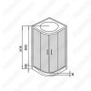 Душевая кабина WeltWasser Werra 802 80х80