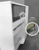 Тумба с раковиной 1Marka Mira 60Н 2-ящика белый глянец У83301