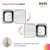 Мойка кухонная Iddis Strit 78x48 сатин STR78SDi77